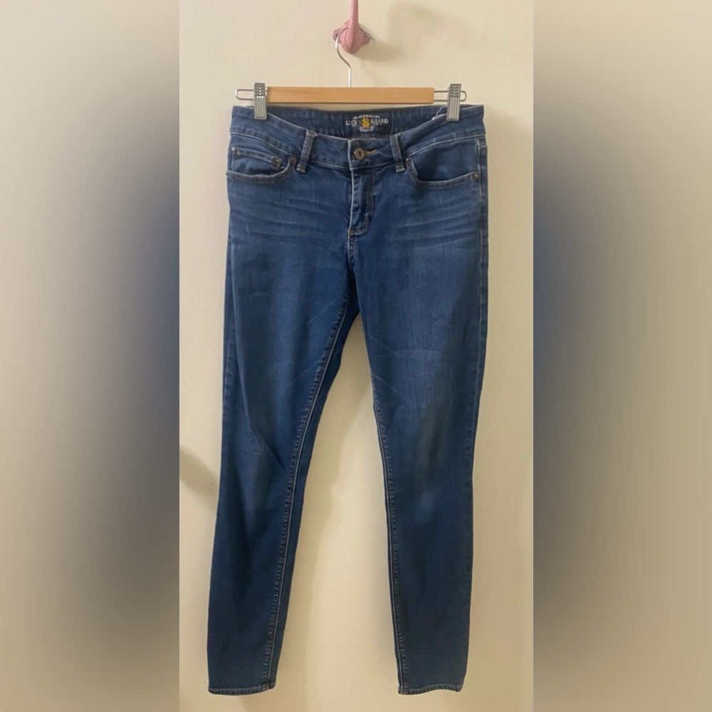 Lucky Brand Women's Dark Blue Skinny Jeans 27